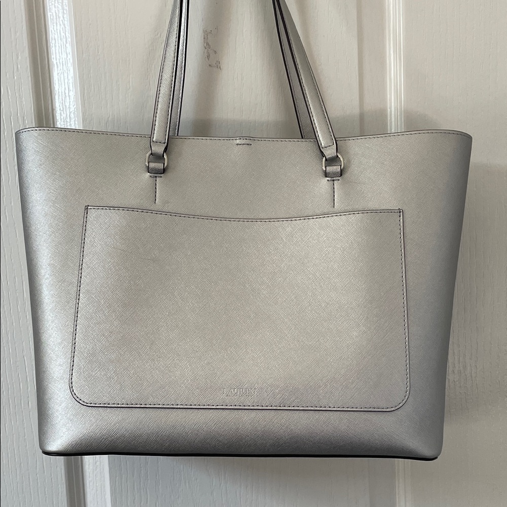 Ralph Lauren Metallic Silver Tote - Picture 5 of 5
